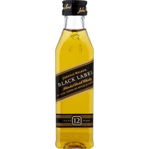 Johnnie Walker Black Label Blended Scotch Whisky, 5cl x 12 x 1 ...